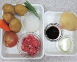 肉じゃが(煮物つゆ黄金比)作り方1写真