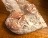 さつま芋とささみのマヨしょうゆ炒め作り方1写真