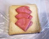 豪華に見えるハムサンド！作り方2写真
