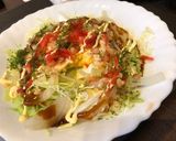 ひとりご飯＊ヘルシーなお好み焼き？！作り方4写真