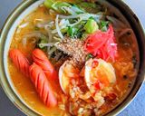 ピリ辛塩とんこつラーメン作り方14写真