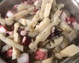 れんこんとたこのトマト煮作り方3写真