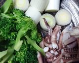 いかゲソとブロッコリーの中華炒め作り方1写真