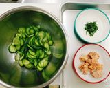 きゅうりとツナの塩昆布あえ作り方1写真