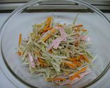 ゴマ風味！ごぼうサラダ作り方4写真