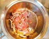 白菜とベーコンとしめじのミルクスープ作り方2写真