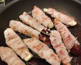 茄子の豚肉ロール焼き作り方2写真