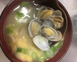 貝類（あさり）の味噌汁作り方6写真
