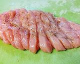 鶏むね肉ガーリックソテー。作り方1写真