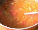 ほんのりカレー味のコーントマトスープ作り方4写真