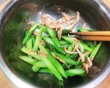 春爛漫♪アスパラと桜エビの塩ダレあえ作り方4写真