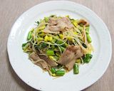 温泉豆もやし炒め作り方8写真
