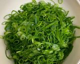 九条ねぎたっぷりの京あげ焼き作り方1写真