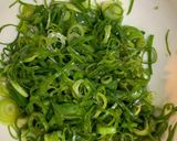 九条ねぎたっぷりの京あげ焼き作り方2写真