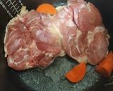 ダッチオーブン風　圧力鍋ふわあま玉ねぎ鶏作り方3写真