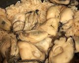 カキの炊き込みご飯作り方5写真