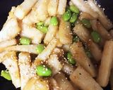 山芋の甘辛味噌炒め作り方4写真
