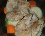 ダッチオーブン風　圧力鍋ふわあま玉ねぎ鶏作り方4写真