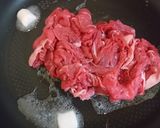 牛肉のわさび菜炒め作り方3写真