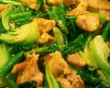 簡単☆鶏もも肉とアスパラのみそマヨいため作り方7写真