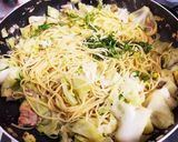 簡単★鯖缶とキャベツのパスタ作り方7写真