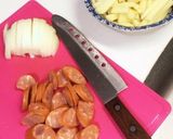 おかー直伝！絶品じゃが芋チーズウインナー作り方1写真