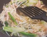 冷蔵庫の野菜とハムであんかけ♪節約時短作り方1写真