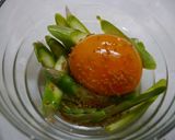 レンジで簡単！アスパラエッグチーズ作り方1写真