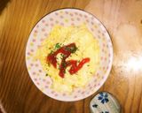 バター味スクランブルeggにケチャップ➕作り方3写真