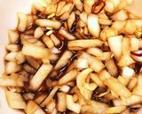 醤油漬けのせダブル玉ねぎバター蒸し作り方2写真