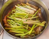 シャトルシェフでつくる鶏と芹の蕎麦作り方6写真