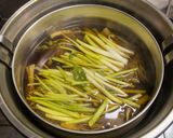 シャトルシェフでつくる鶏と芹の蕎麦作り方8写真