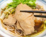 シャトルシェフでつくる鶏と芹の蕎麦作り方9写真