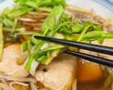 シャトルシェフでつくる鶏と芹の蕎麦作り方10写真