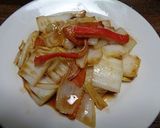 野菜とカニカマの黒酢炒め作り方5写真