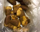 鶏肉ハツのカレー風味作り方1写真