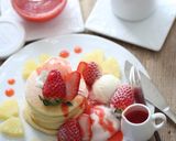 ふかふかしっとりパンケーキ♪ホットケーキ作り方24写真