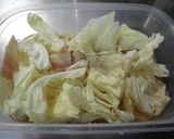 レンジDEパスタ：ベーコンとキャベツ作り方4写真