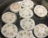 シャキシャキ！レンコンのはさみ焼き作り方4写真