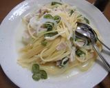 レンジDEパスタ：クリーム作り方8写真