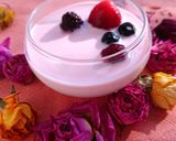 牛乳プリンにストロベリーチョコソースがけ作り方6写真
