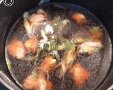 鶏肉とネギと鶏ガラスープで、鶏南蛮！作り方5写真