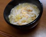 ランチ☆白菜と舞茸のとろとろバターうどん作り方7写真