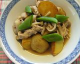 新じゃがと豚肉の照り煮作り方8写真