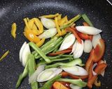 香り引き立つ牛肉パプリカのオイスター炒め作り方8写真