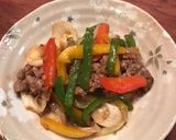 お弁当4・・・牛肉のオイスター丼温玉付き作り方1写真