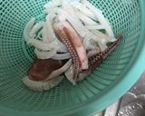 セロリとイカの辛子醤油和え作り方2写真