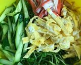 水菜のサラダ♪作り方1写真