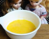 リカちゃん♡野球シリ*うどの卵とじ味噌汁作り方9写真