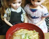 リカちゃん♡野球シリ*うどの卵とじ味噌汁作り方13写真